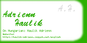 adrienn haulik business card